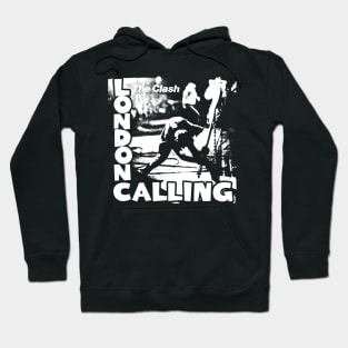 THE CLASH - LONDON CALLING - GUITAR SLAM (WHITE) Hoodie